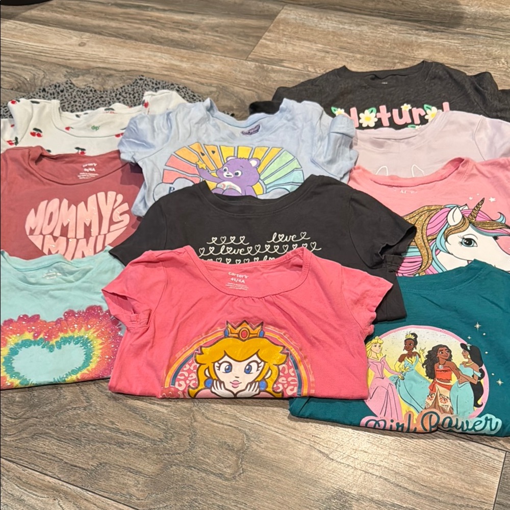 Colorful Graphic T-Shirts 11 pc Bundle Sz 4/4T